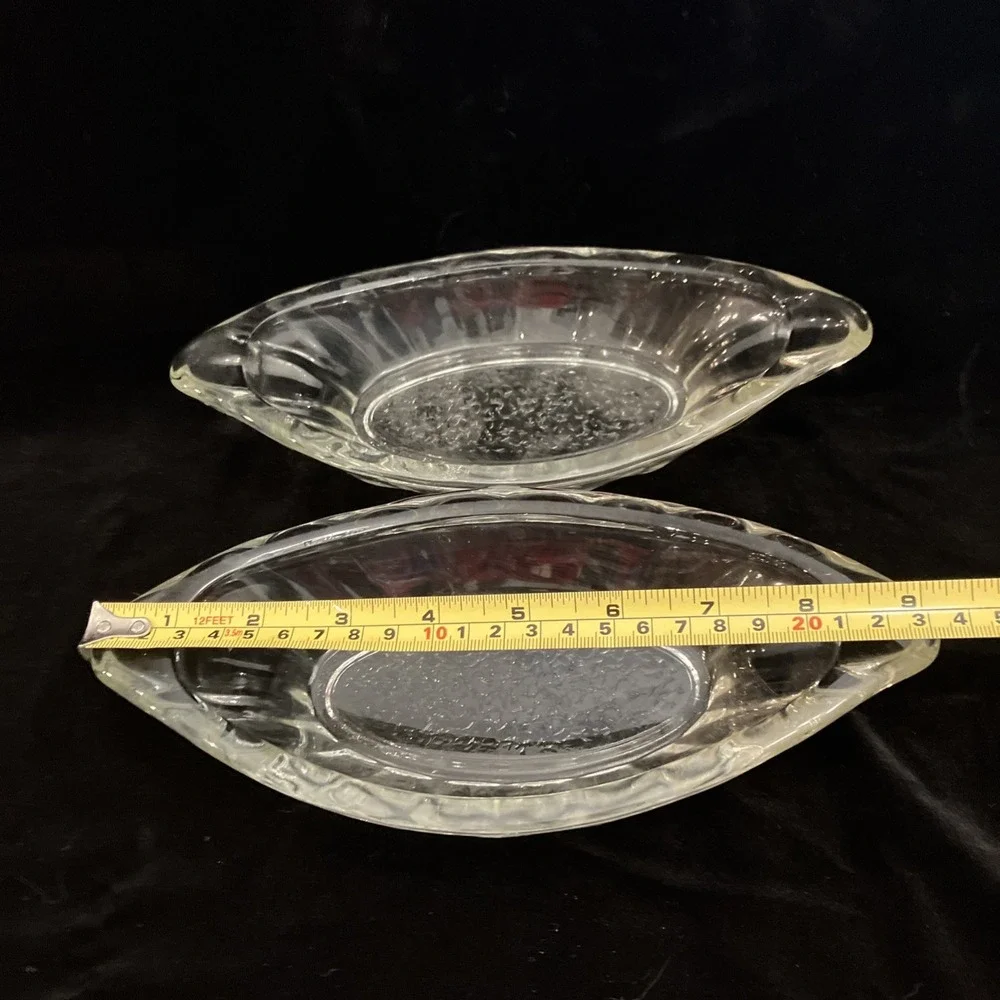 Unmarked clear glass